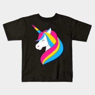 Pansexual Unicorn Kids T-Shirt